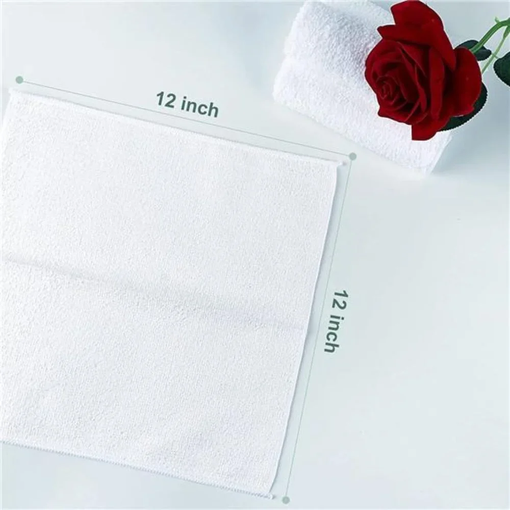 Microfiber Washcloths Towels Set 50 Pack,Highly Absorbent & Soft Feel Face Cloth
